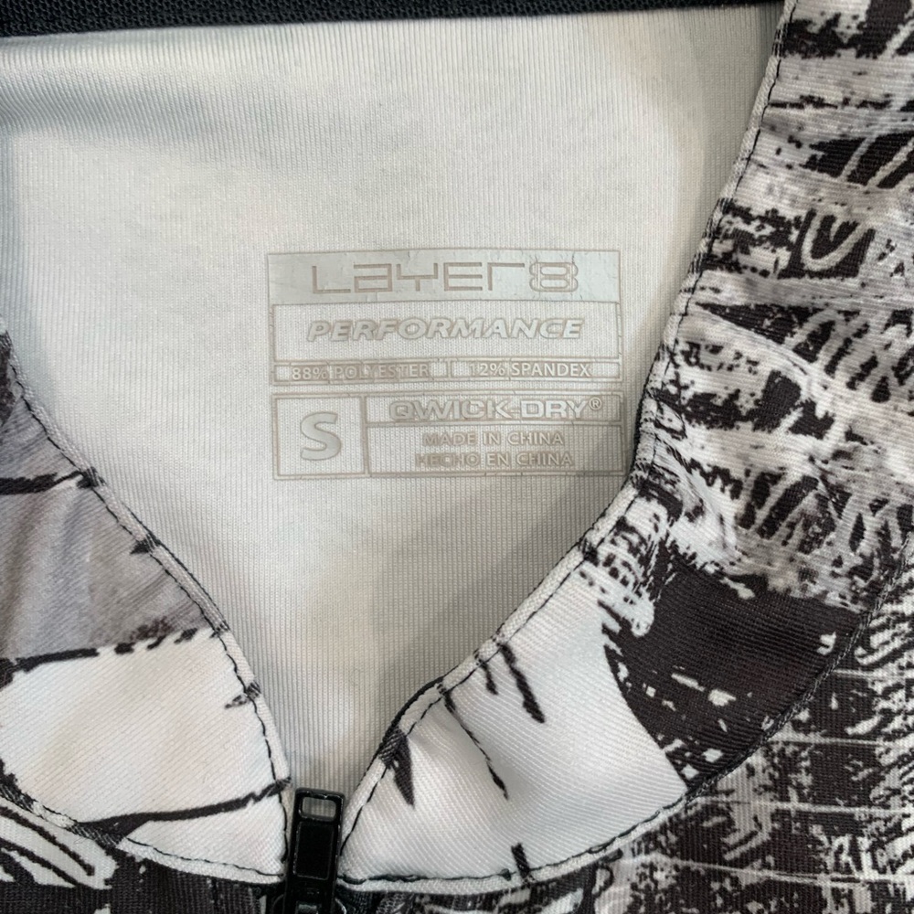 Layer 8 Performance Quick-Dry Activewear Zip Jack… - image 2